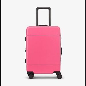 Calpak Hue Dragonfruit Pink Expandable Carry-On Suitcase